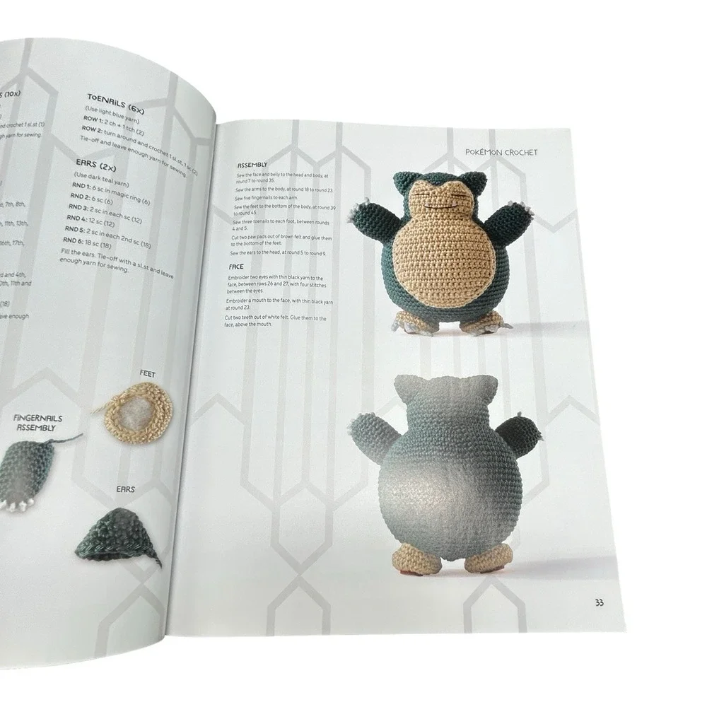 Pokemon Crochet 20 Cute Amigurumi Patterns Sabrina Somers Paperback Book